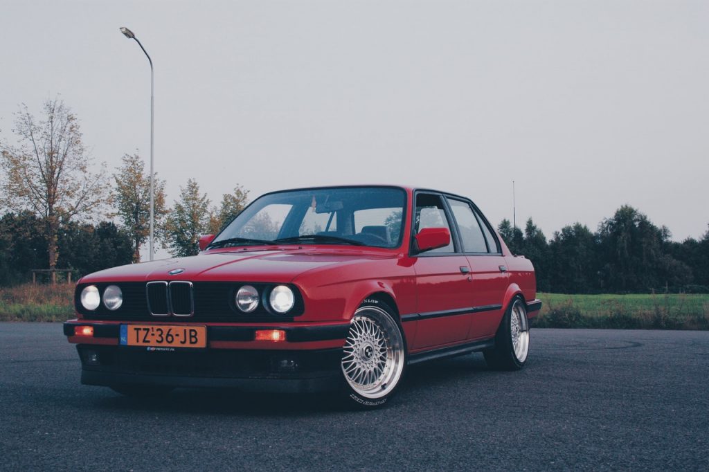 Roter BMW 
