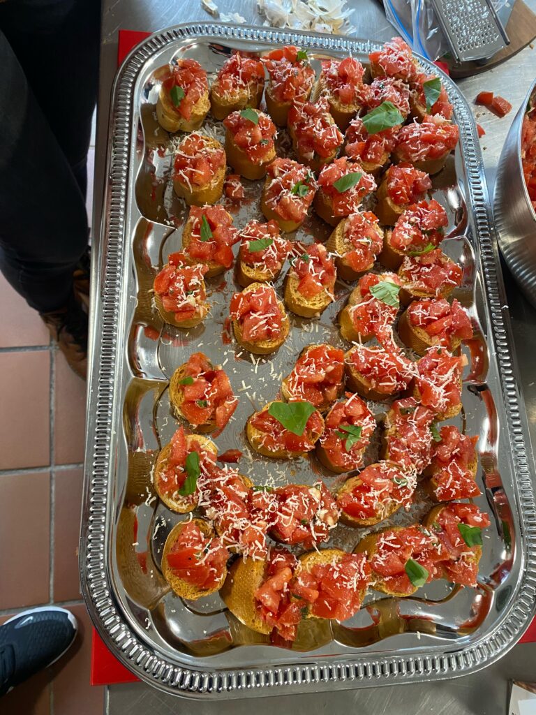 Bild von der fertigen Bruschetta (KI-Rezept)